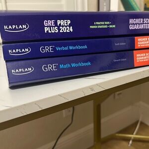 Kaplan GRE Prep Collection - Blue and Orange